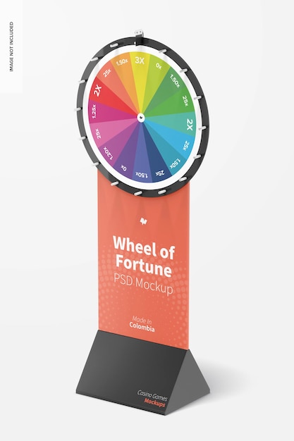 Wheel of fortune mockup