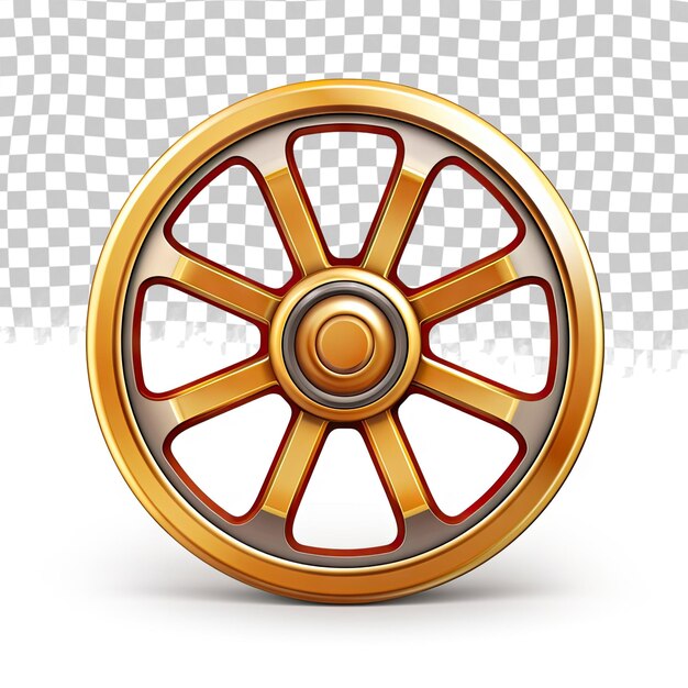 wheel icon to be used for web print and mobile application isolated on transparent background