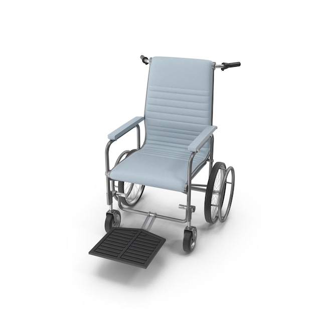 Wheelchair isolated on a white background