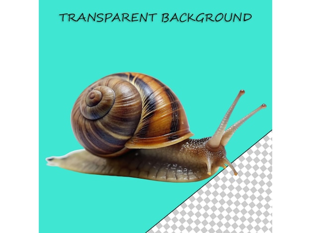 PSD whelk isolated on transparent background