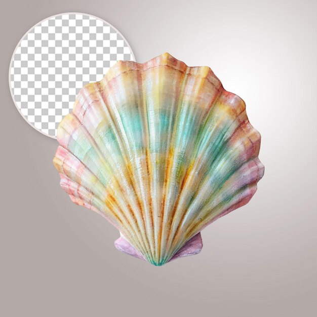 PSD whelk isolated on transparent background