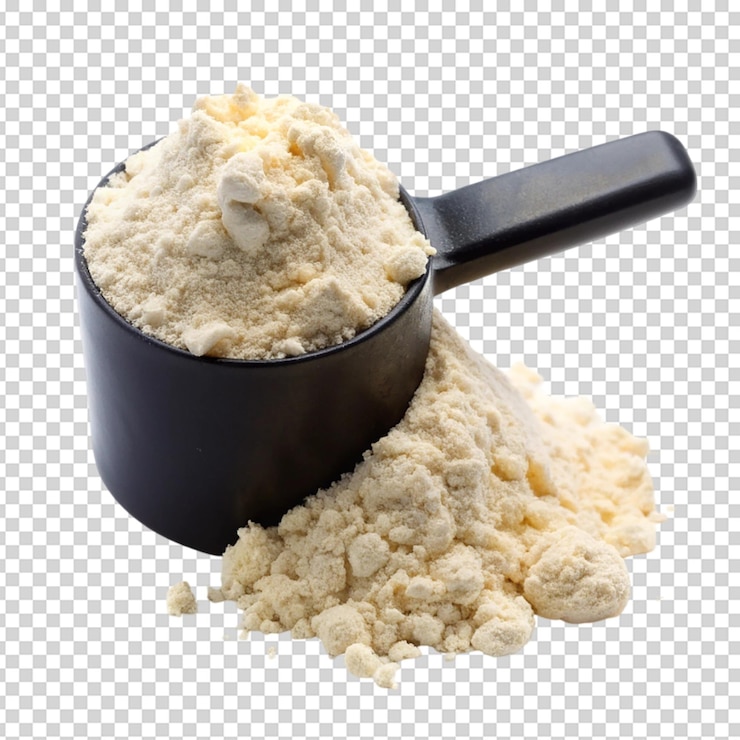 PSD 黒いスクープのワイタンパク質 隔離された白い背景