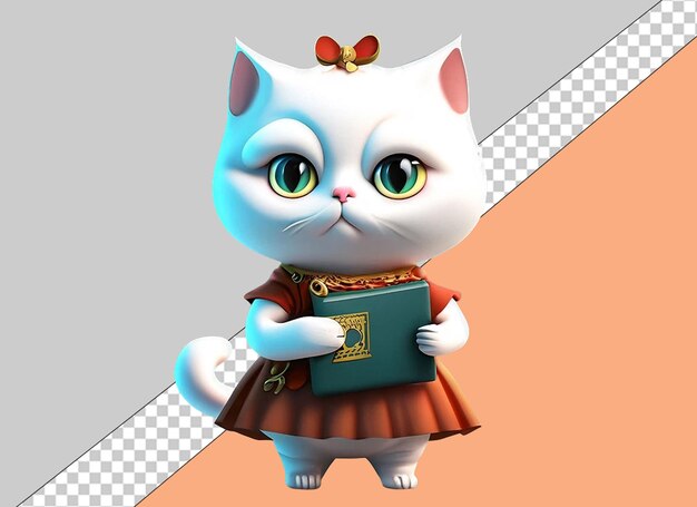 奇妙な読書 3d 動物