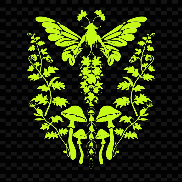 PSD whimsical snapdragon logo z dekoracyjnym kreatywnym projektem wektorowym z kolekcji nature
