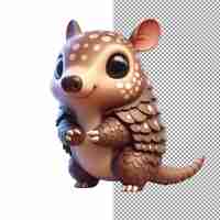 PSD whimsical wonders pngready isolation of an adorable 3d animal