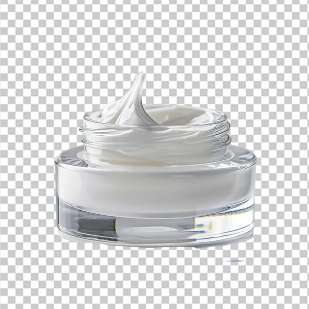 Whipped cream isolated on transparent background