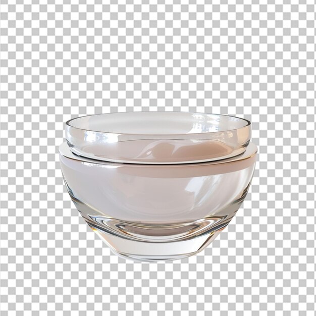 PSD whipped cream isolated on transparent background