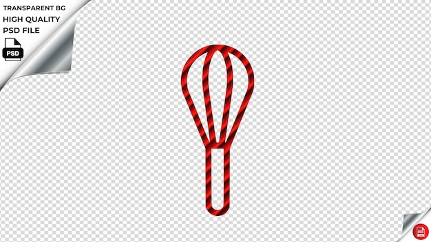 PSD whisk design2 vector icon red striped tile psd transparent