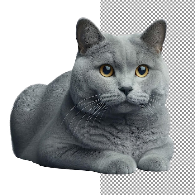 PSD whiskered elegance isolated cat face