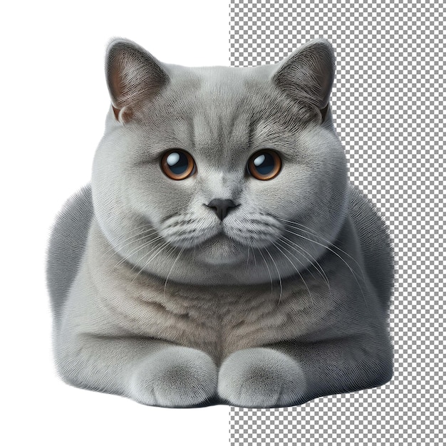 PSD whiskered elegance isolated cat face