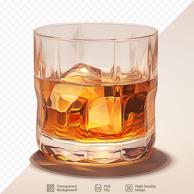 PSD whisky glass