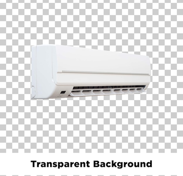 white air conditioner on a transparent background