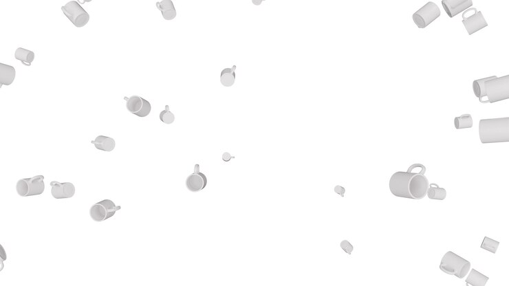 PSD a white background with a hole in the middle and a hole in the middle