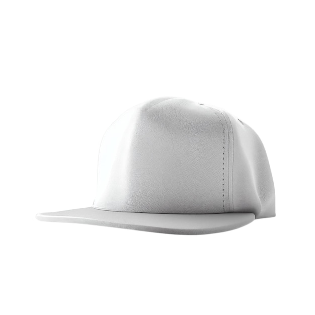 흰색 야구 모자 모의 인공 지능 생성