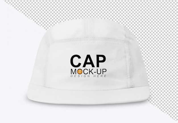 White baseball cap mockup template for your design