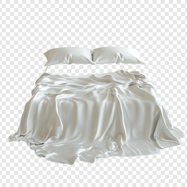PSD white bedding
