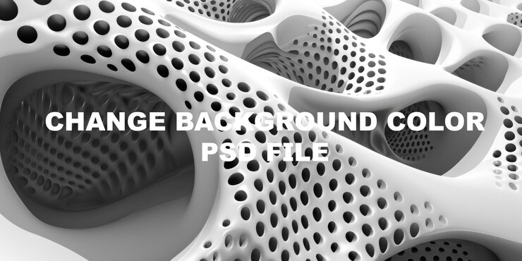 PSD a white and black image of a spiral with many holes