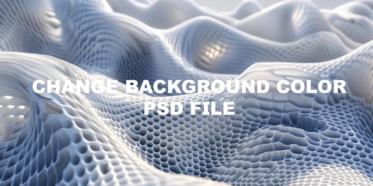 PSD a white and blue image of a wave with a lot of detail