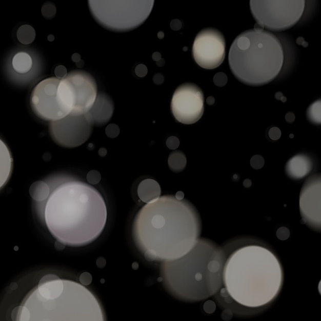 PSD white blur bubble