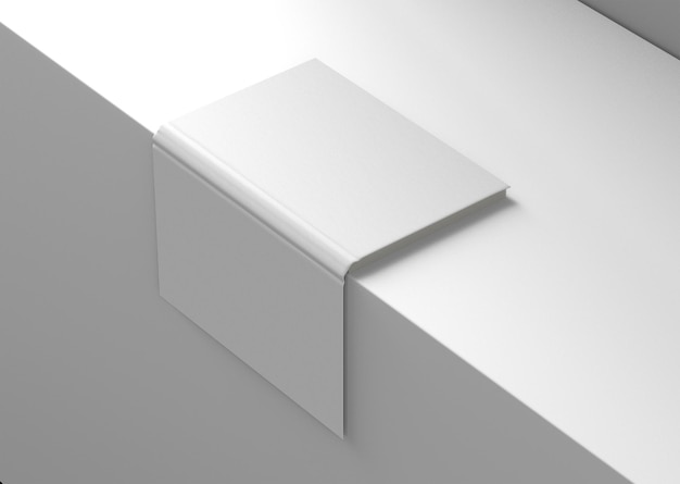 White book on a white surface