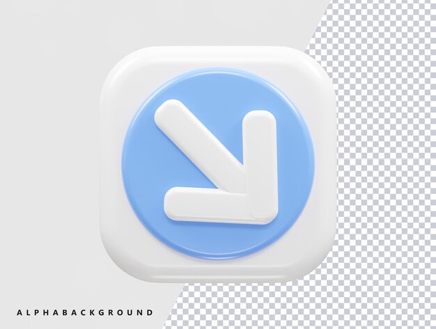A white button with a blue circle that says " arrow " on it.