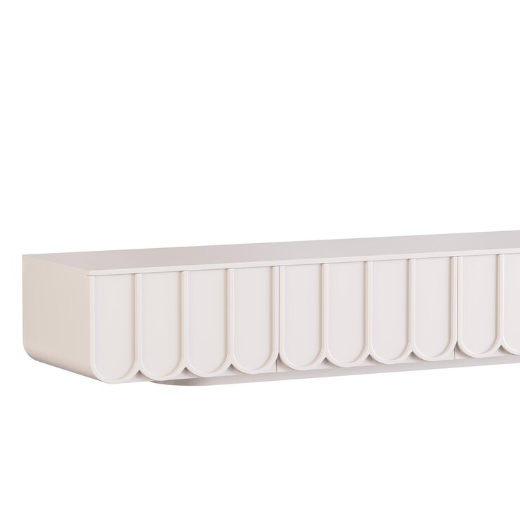 PSD a white cabinet with a white trim and a white shelf