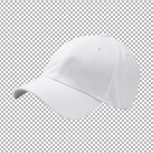 PSD white cap isolated on background