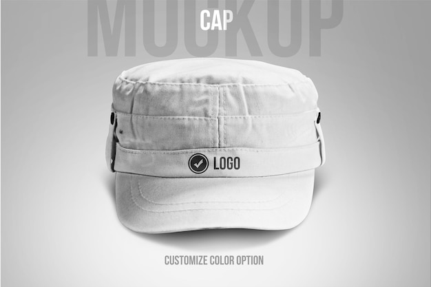 White cap mockup