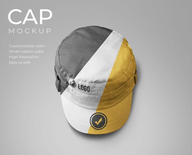 White cap mockup