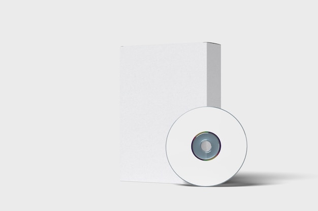 a white cd that has a white cover that says  the cd  on it