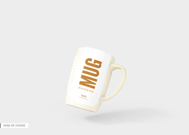 PSD white ceramic mug mockup