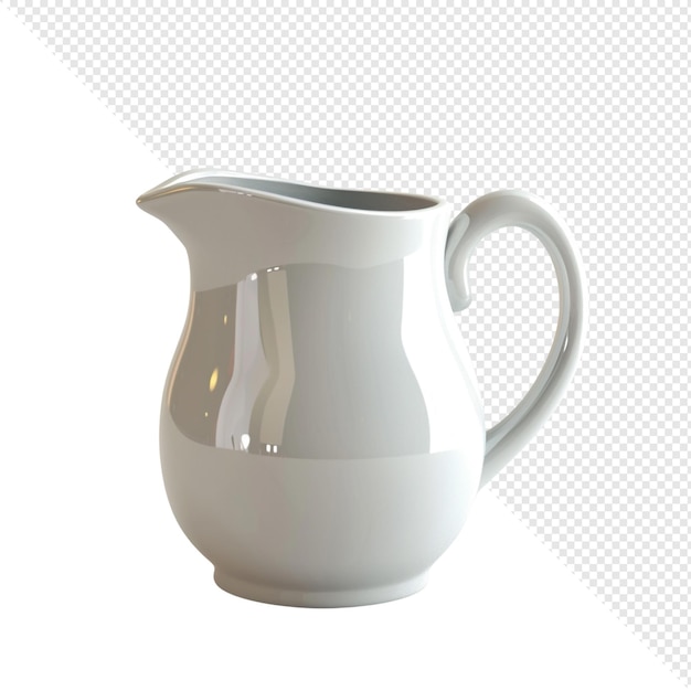 white ceramic pitcher