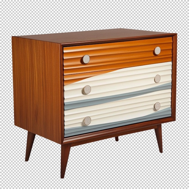 white chest of drawers with four drawers and wood top