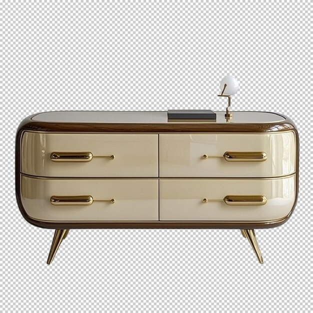 white chest of drawers with four drawers and wood top