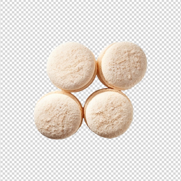 PSD white chip cookie on white