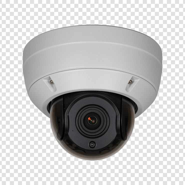 PSD white dome security camera for surveillance and monitoring purposes