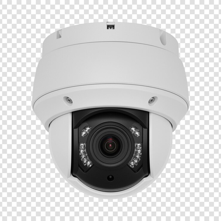 PSD white dome security camera