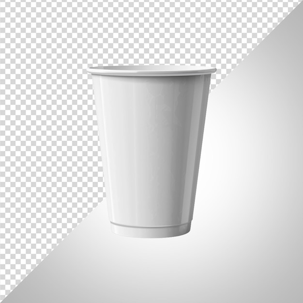 ホワイト・ドリンク・カップ・モックアップ png