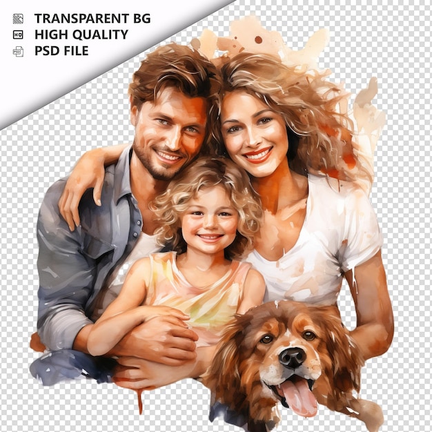 White family painting ultra realistic style white backgro