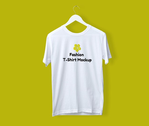 White Fashion Tshirt Mockup