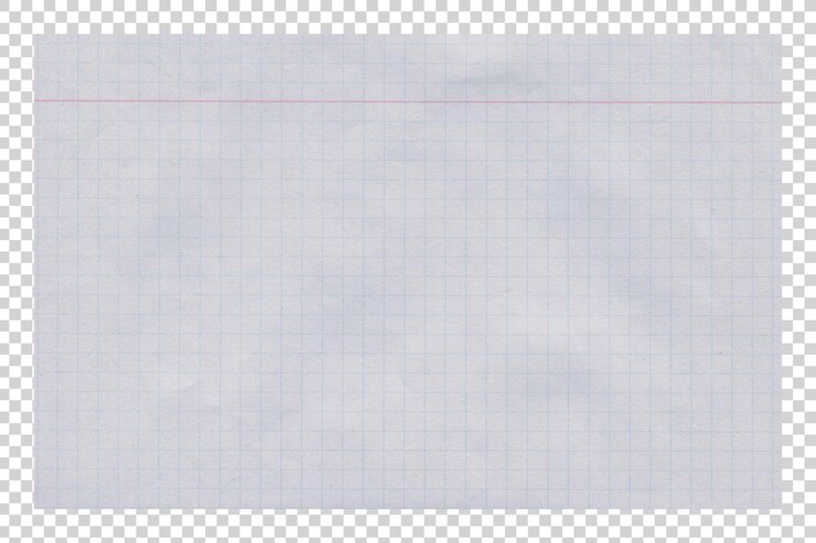 PSD white folded paper texture on transparent background