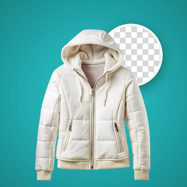 PSD white hoodie mockup design png transparent background