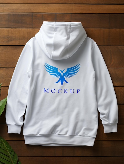 White Hoodie mockup PSD