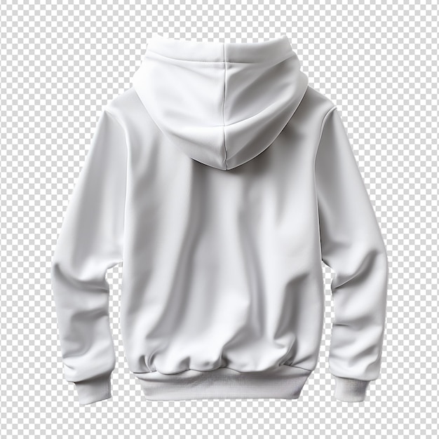 White hoodie mockup template psd