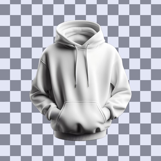 White hoodie mockup