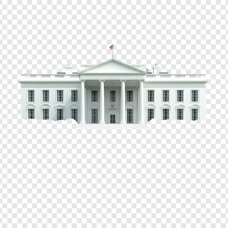 PSD the white house a symbol of american democracy
