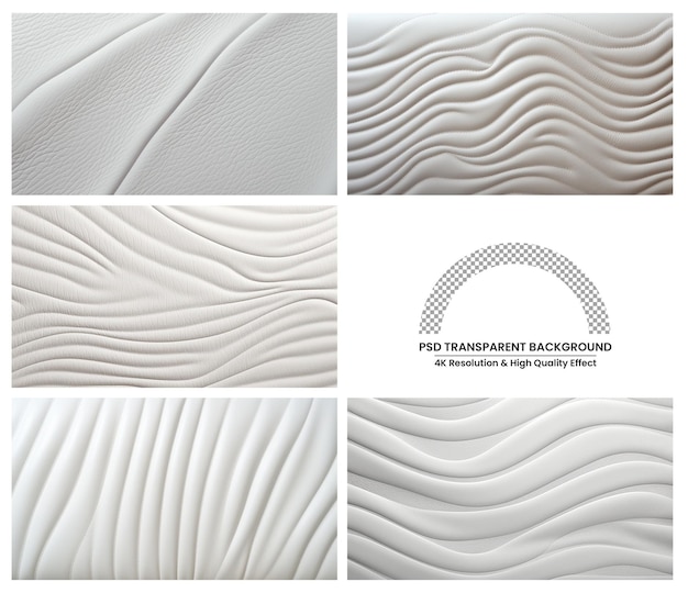 PSD white leather texture background