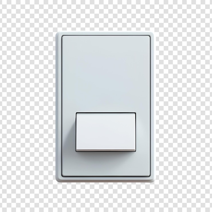 PSD white light switch minimalist design home decor