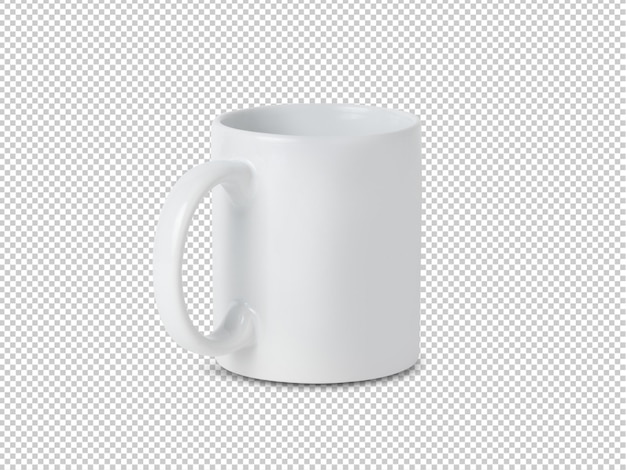 PSD white mug cup mockup for your design