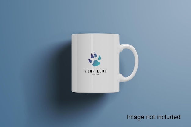 PSD white mug mockup